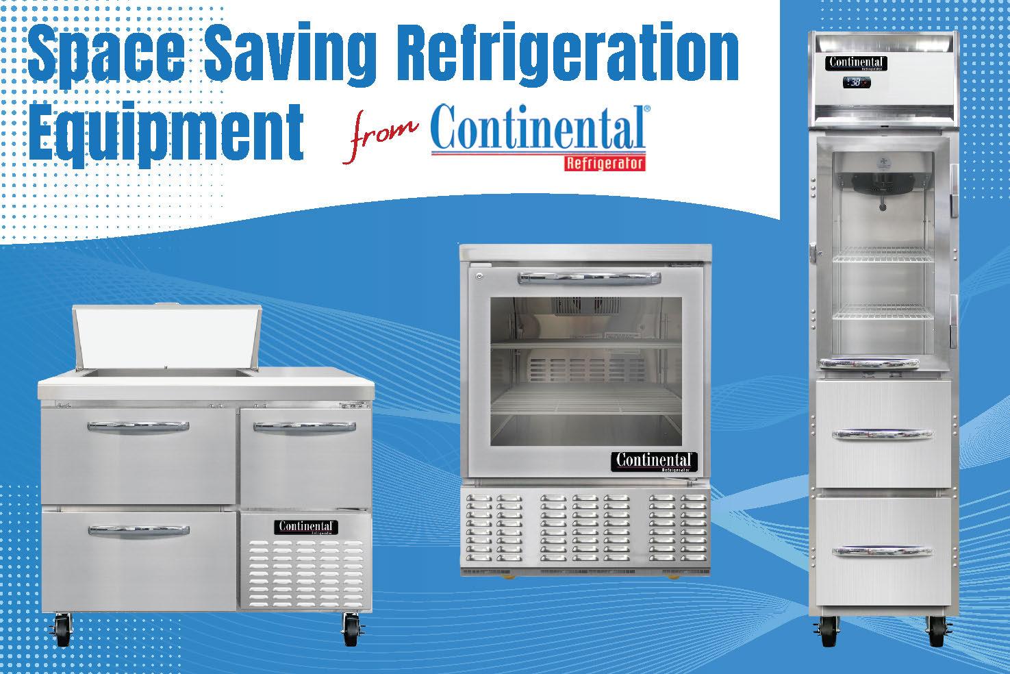 Continental Refrigerator Space Saving Refrigeration Equipment